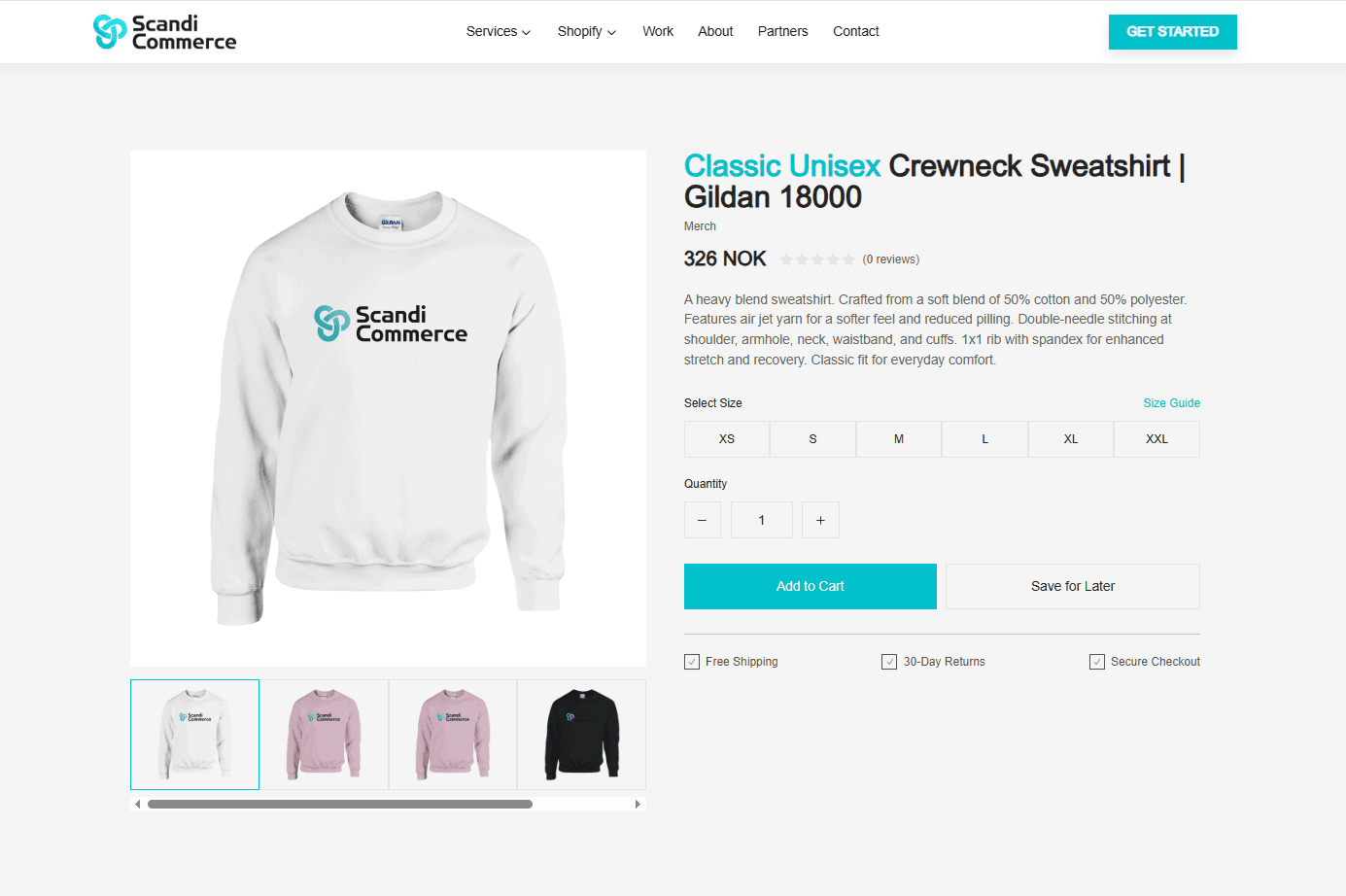 Vipps Hurtigkasse på produktsiden